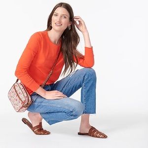 J Crew Painter Tee in Orange